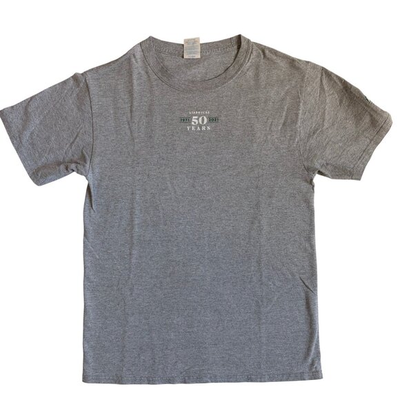 Starbucks 50th Anniversary Employee Uniform T-Shirt - Size Small - Picture 2 of 8